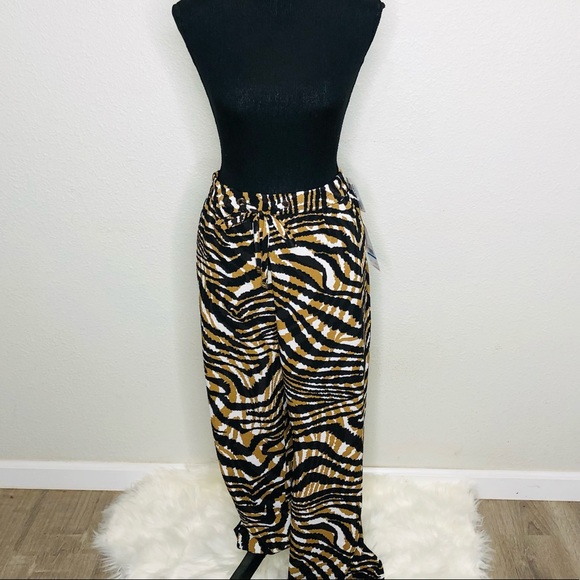 calvin klein cow print pants